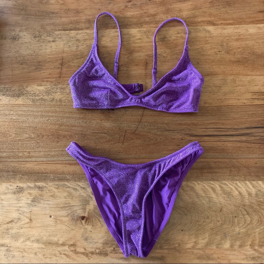 Trinagl Maia Swimswuit Violet Sparkle